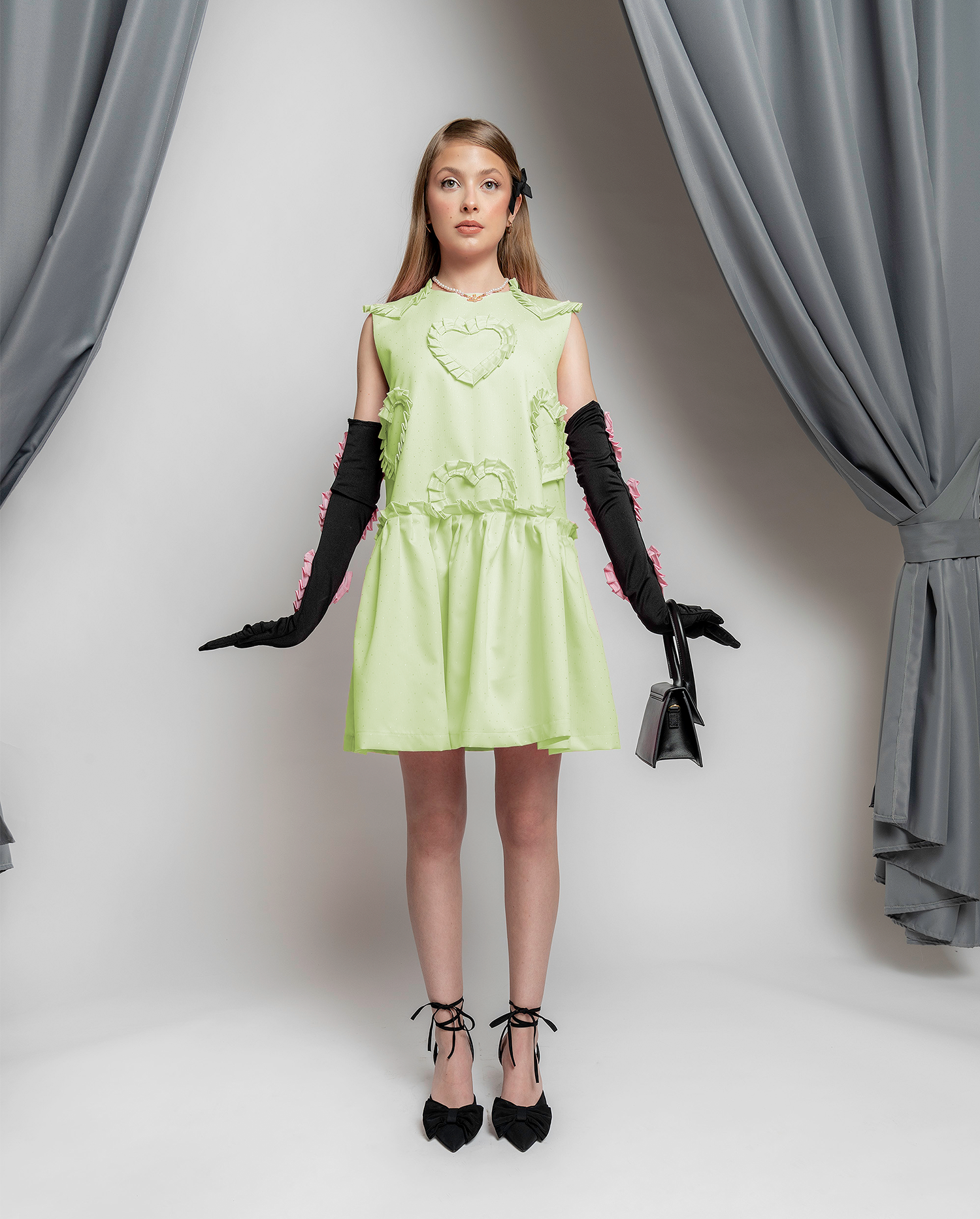 Dâfne Hearts Green Dress