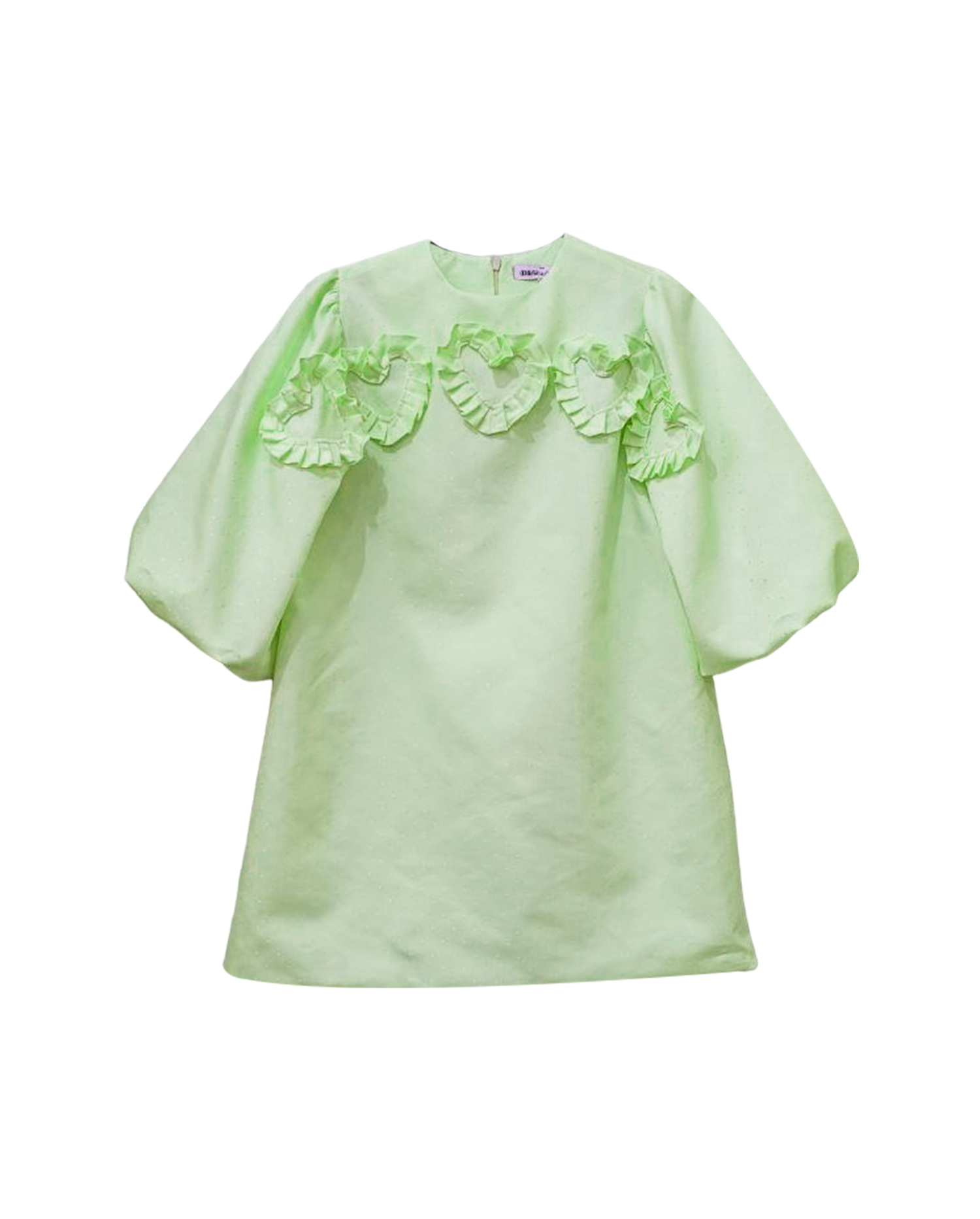 Tâbi Hearts Green Mini Dress