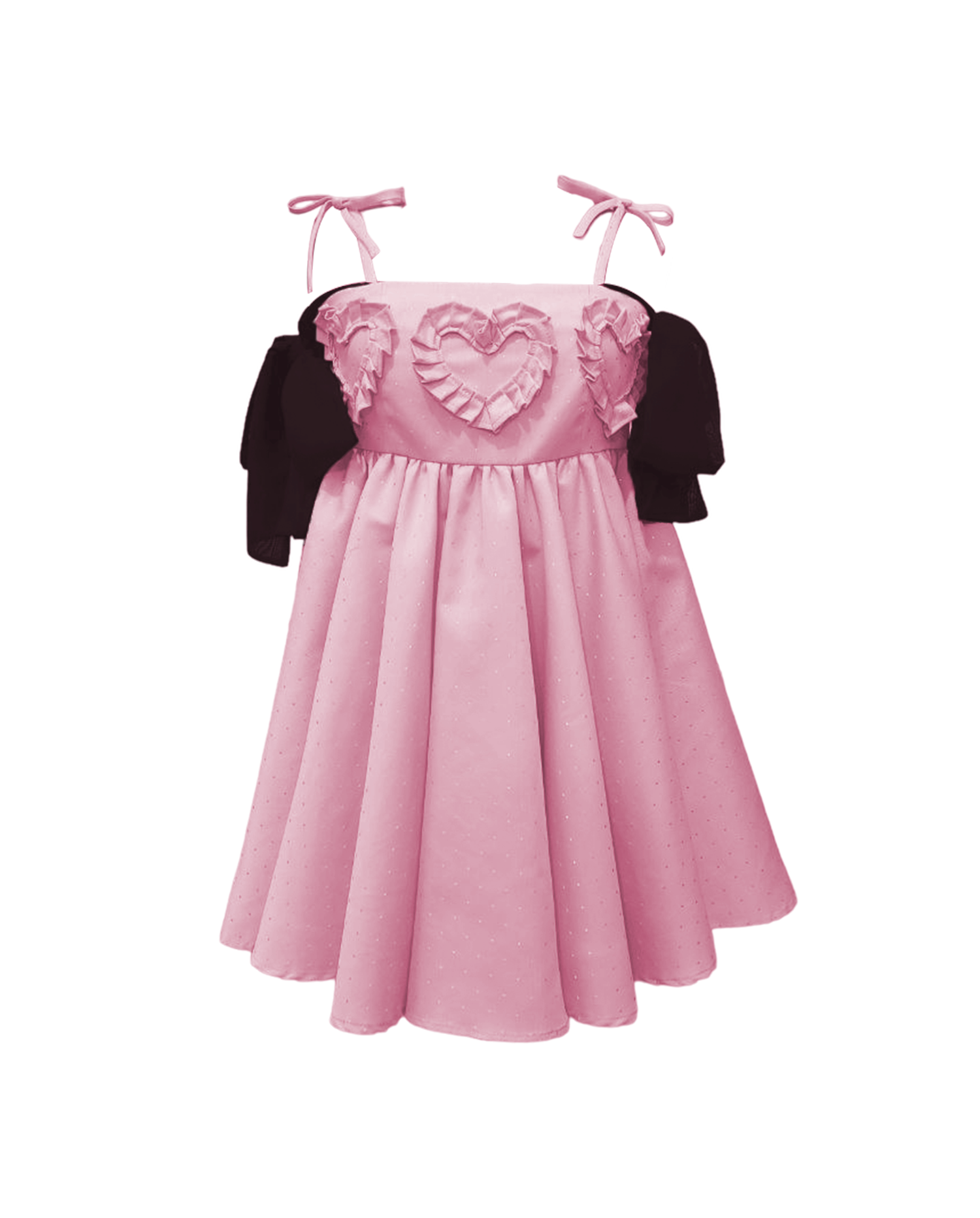 Dâ Emerald Heart Baby Pink Dress