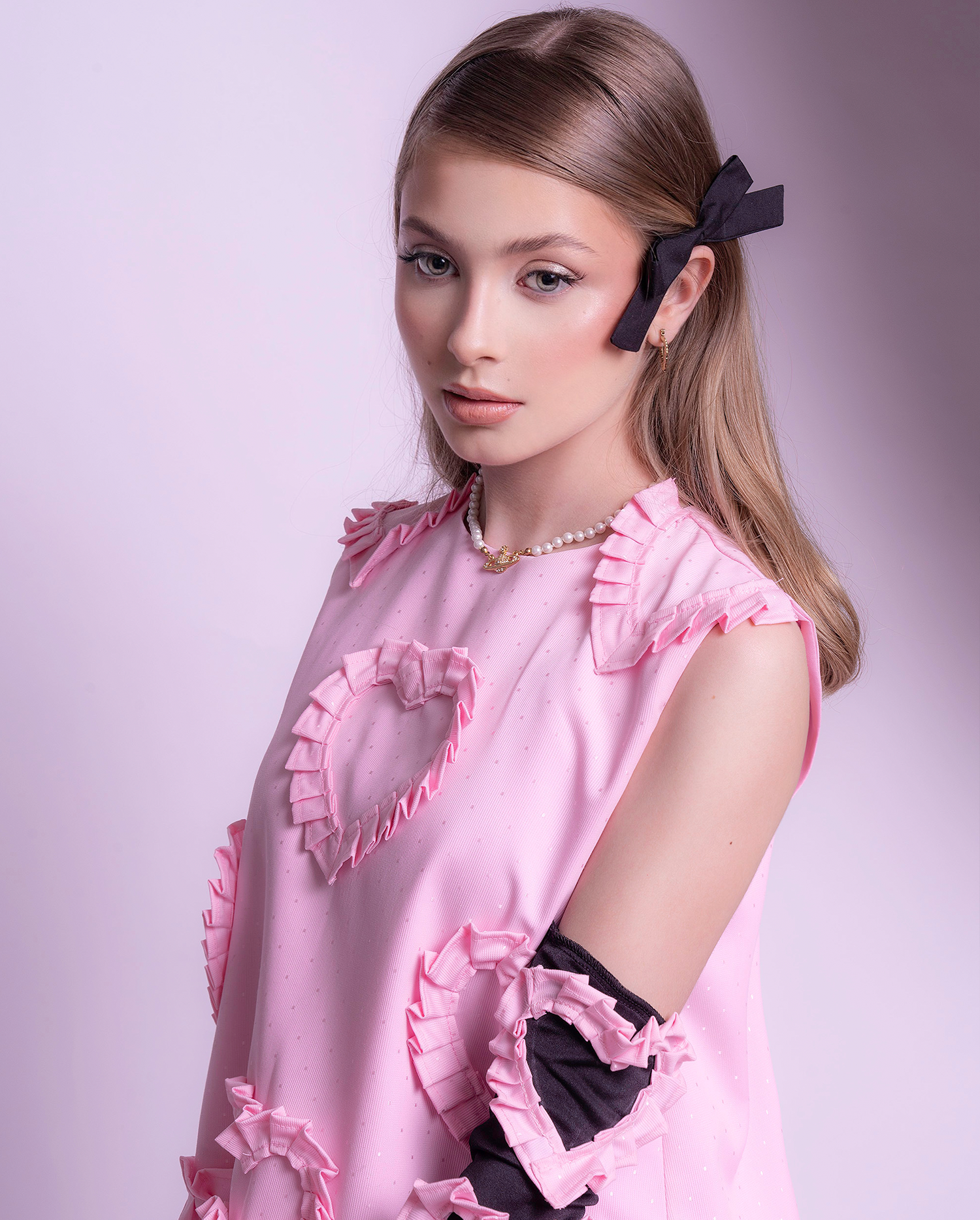 Dâfne Hearts Pink Dress