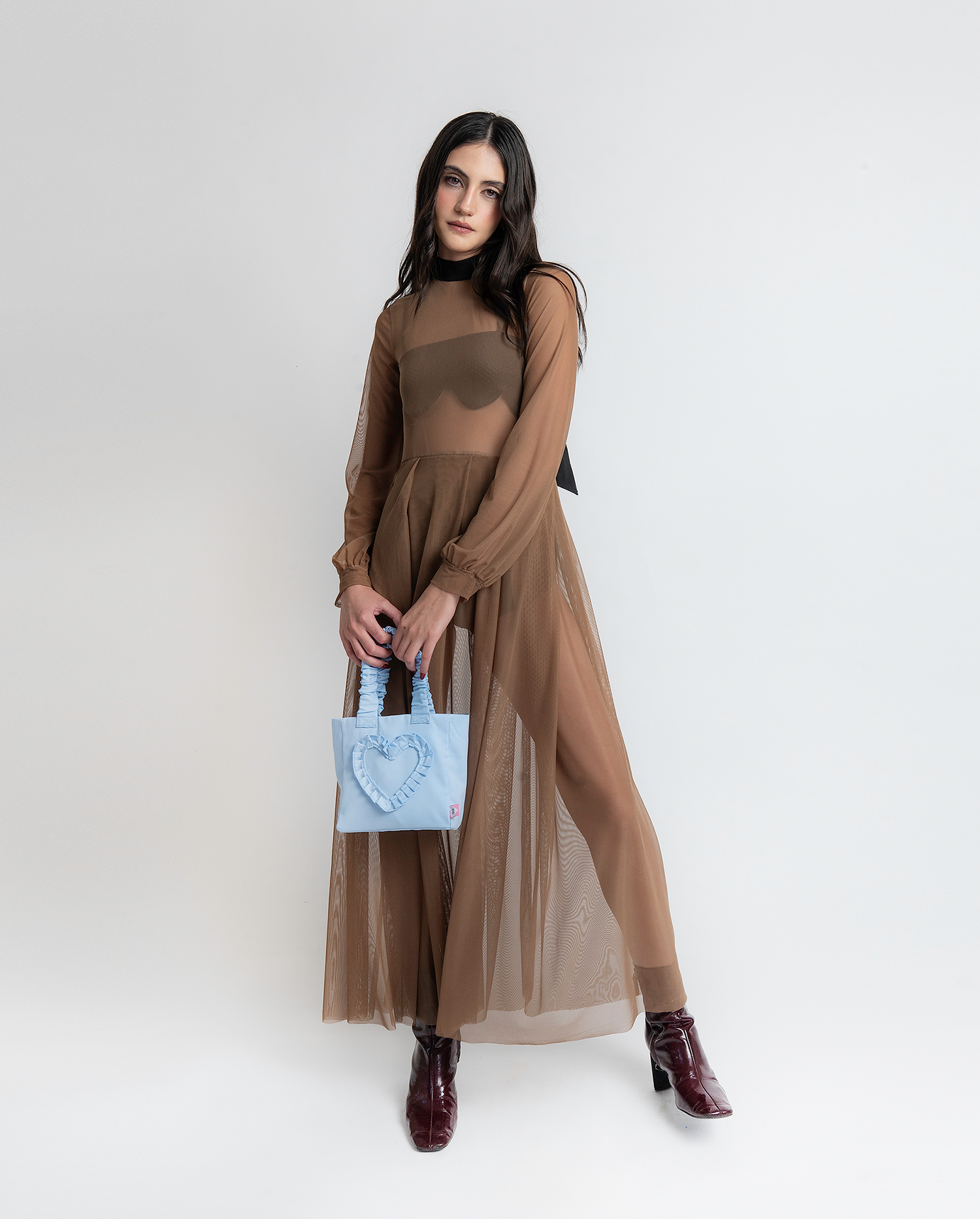 Êlsie Brown Dress Extra Largo