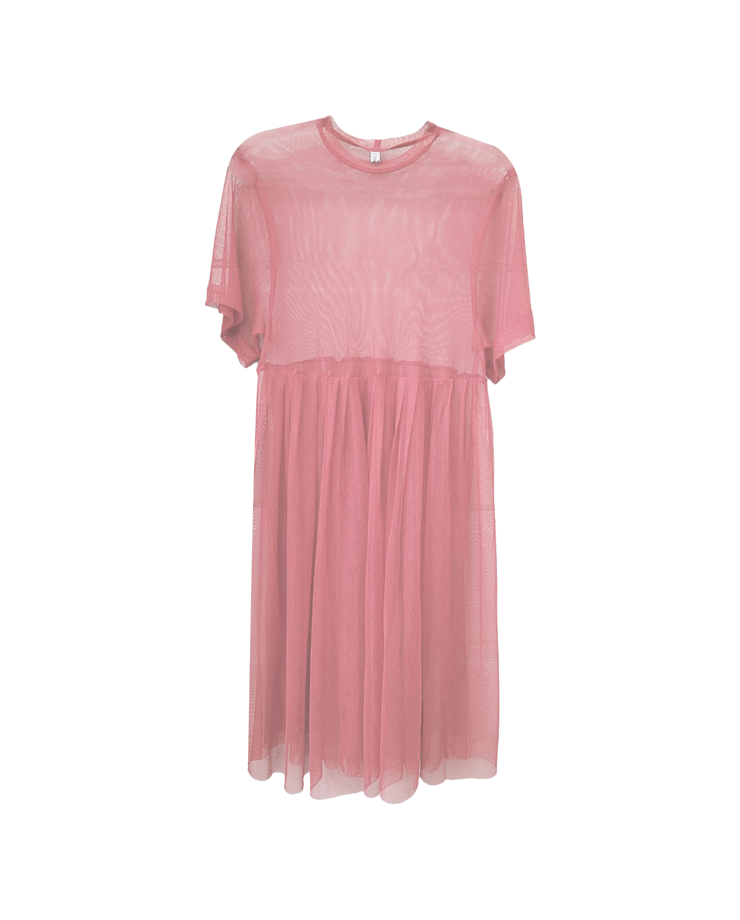 Dâ Basic Pink Mesh Dress