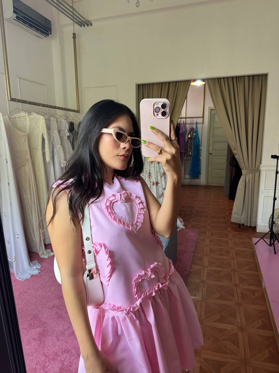 Dâfne Hearts Pink Dress