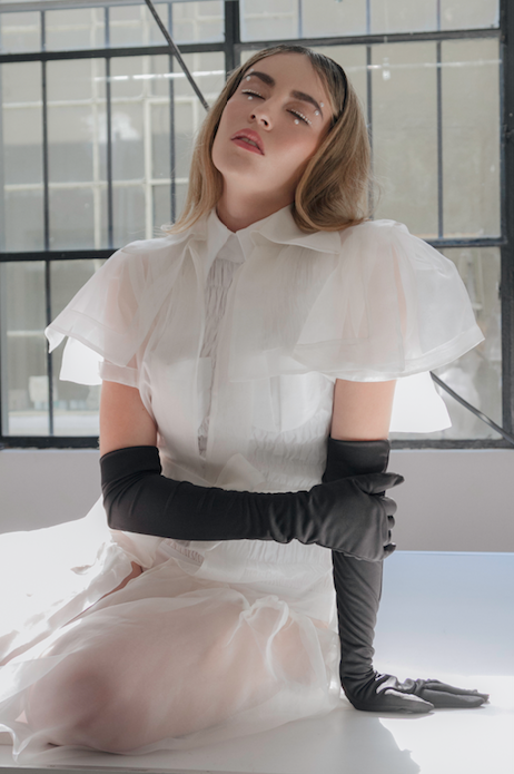Dâ Black Long Gloves